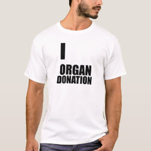 Camiseta Amo la donación de órganos - diseño divertido