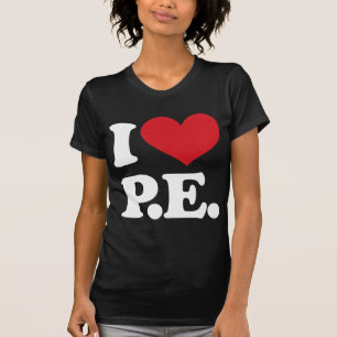 Camiseta ¡Amo la educación física!