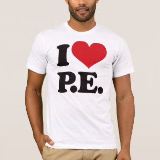 Camiseta ¡Amo la educación física!