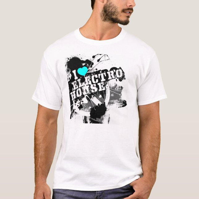 Camiseta Amo la electro casa (Anverso)