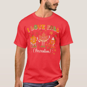 Camiseta Amo la enfermera de prevención de caídas Terapia f
