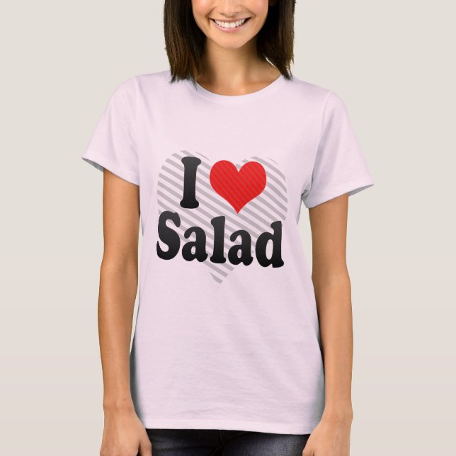 Camiseta Amo la ensalada (Anverso)