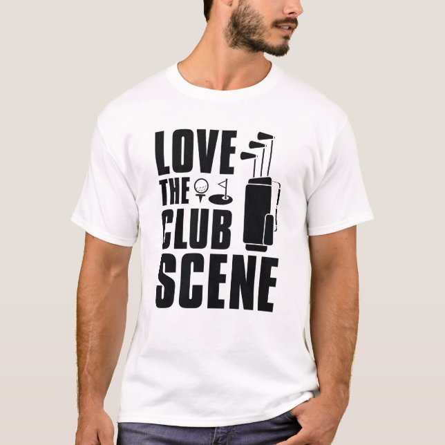 Camiseta Amo La Escena De Club (Anverso)