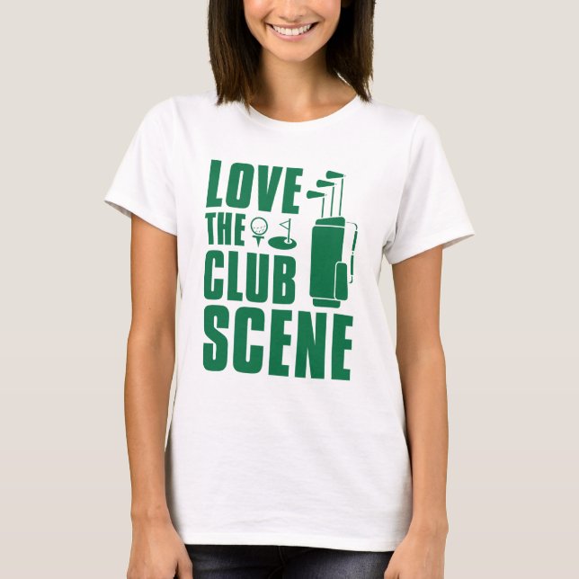 Camiseta Amo La Escena De Club (Anverso)