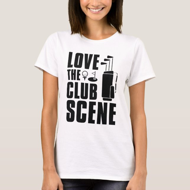 Camiseta Amo La Escena De Club (Anverso)