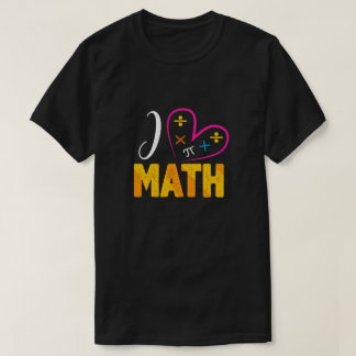 Camiseta Amo la Escuela de Matemáticas