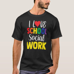 Camiseta Amo la Escuela de Trabajo Social ColleSchool Socia
