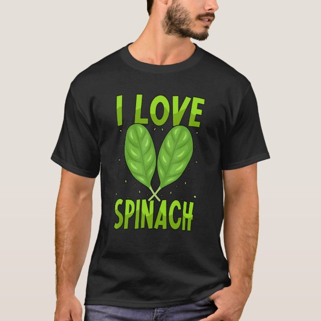 Camiseta Amo La Espinaca Vegana_1 (Anverso)