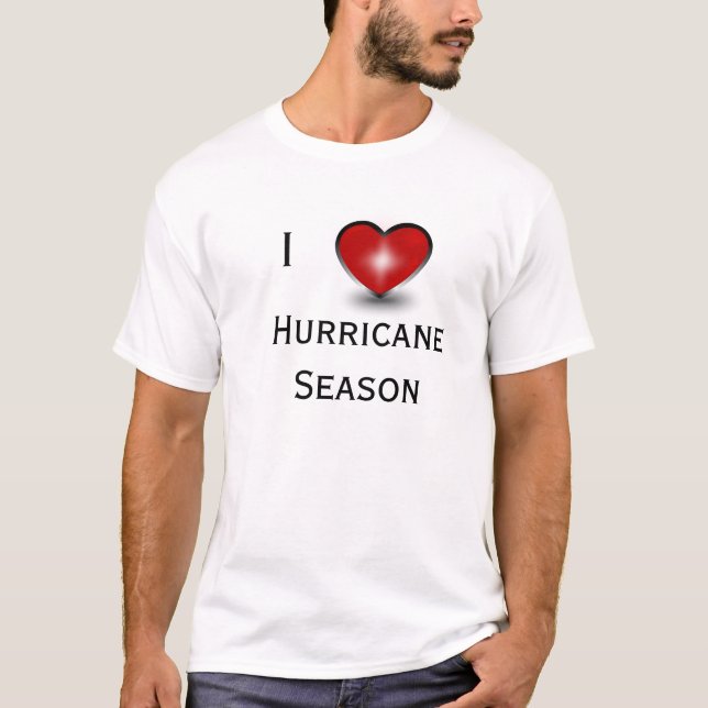 Camiseta Amo la estación del huracán (Anverso)