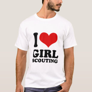 Camiseta Amo la exploración del chica