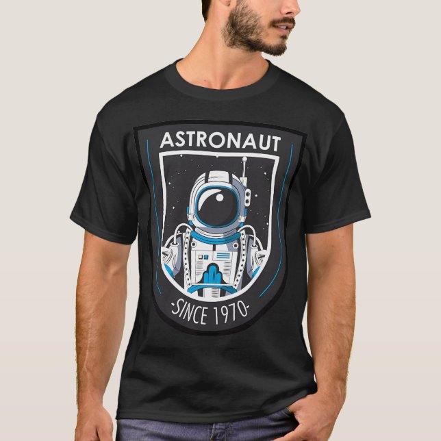 Camiseta Amo la exploración espacial El astronauta marciano (Anverso)