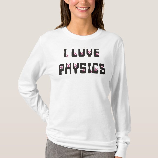 Camiseta Amo la Física (Anverso)