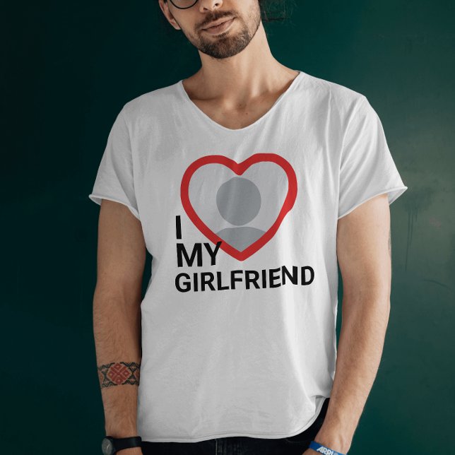 Camiseta Amo La Foto De Mi Novia (Subido por el creador)