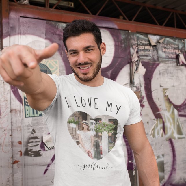 Camiseta Amo la foto de mi novia Personalizado (Subido por el creador)