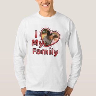 Camiseta Amo la foto de mi Personalizado familiar