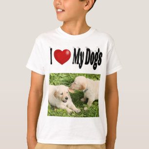 Camiseta Amo la foto de mis perros