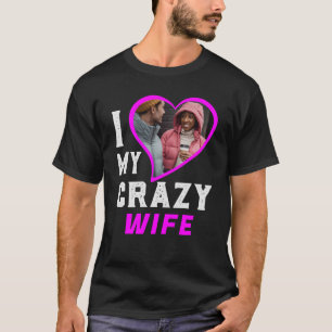 Camiseta Amo la foto personalizada de mi Personalizado de c