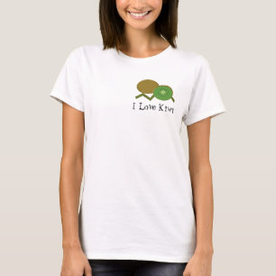 Camiseta Amo la fruta kiwi