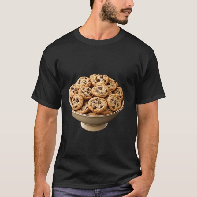 Camiseta Amo la galleta con chispas de chocolate (Anverso)