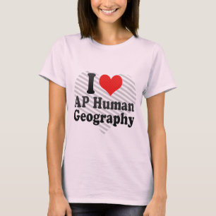 Camiseta Amo la geografía del ser humano del AP