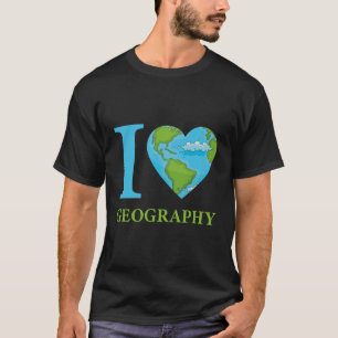 Camiseta Amo la Geografía - Geografía