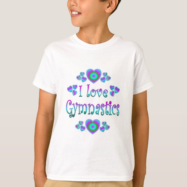 Camiseta Amo la gimnasia (Anverso)