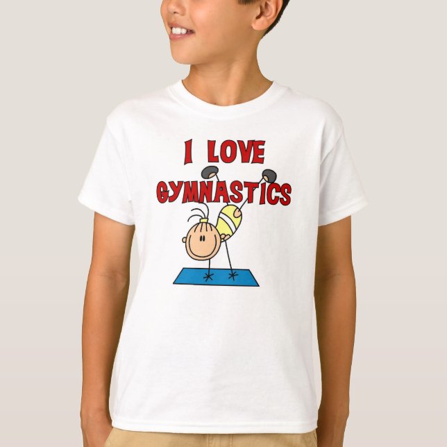 Camiseta Amo la gimnasia (Anverso)