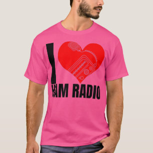 Camiseta Amo la gráfica de Ham Radios