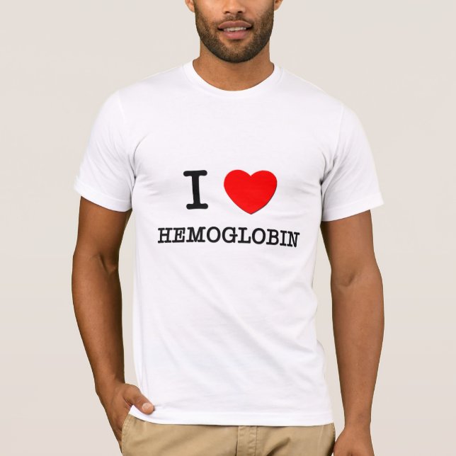 Camiseta Amo la hemoglobina (Anverso)