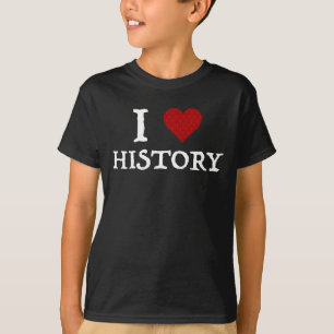 Camiseta Amo la historia (del corazón)