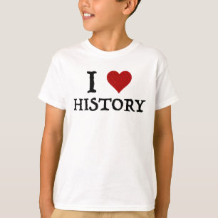 Camiseta Amo la historia (del corazón)