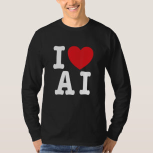 Camiseta Amo la IA - I Heart AI_1