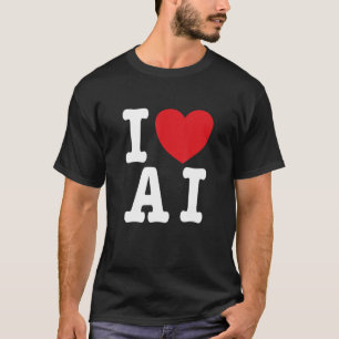 Camiseta Amo la IA - I Heart AI_1