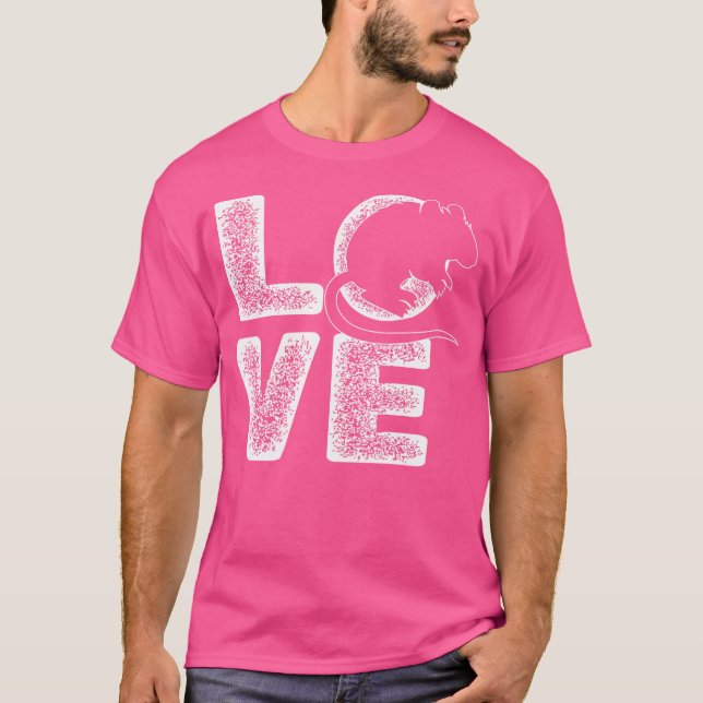 Camiseta Amo La Idea Temática De Gerbil Para Anima (Anverso)
