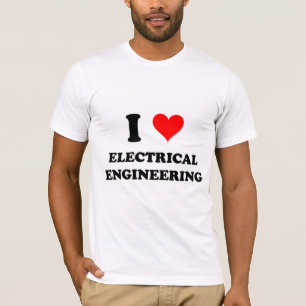 Camiseta Amo la ingeniería eléctrica