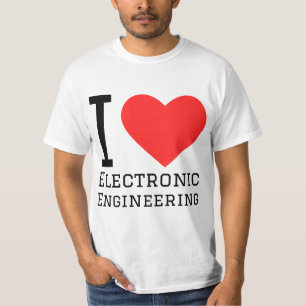Camiseta Amo la ingeniería electrónica 