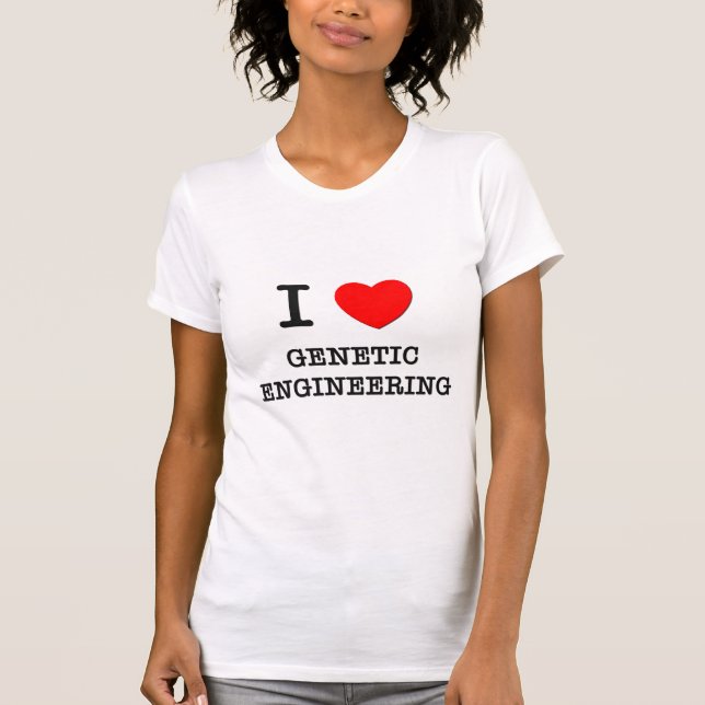 Camiseta Amo la ingeniería genética (Anverso)