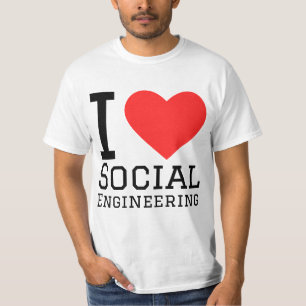 Camiseta Amo la ingeniería social 