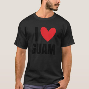 Camiseta Amo la isla de Guam Orgullo de la isla del Pacífic