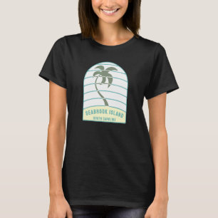 Camiseta Amo La Isla De Seabrook La Palm Tree De Carolina D