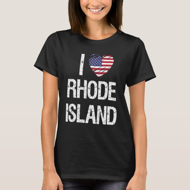 Camiseta Amo la Isla Rhode (Anverso)