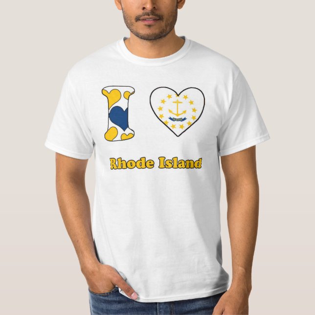 Camiseta Amo la Isla Rhode (Anverso)
