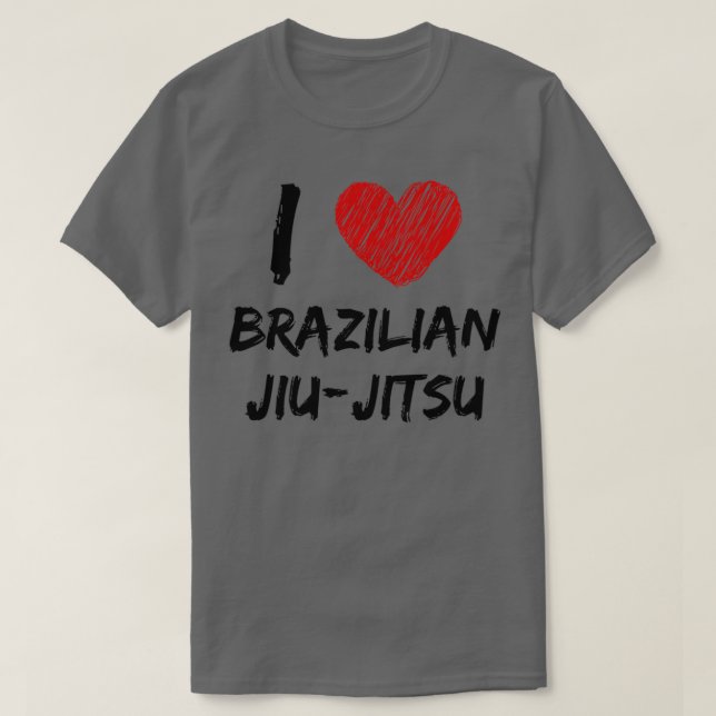 Camiseta Amo la jiujitsu brasileña 1 (Diseño del anverso)