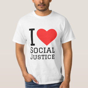 Camiseta Amo la justicia social