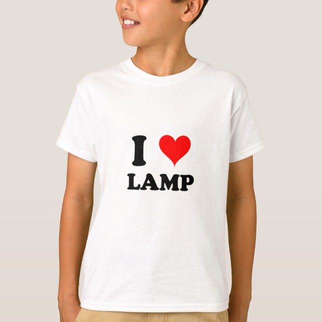 Camiseta Amo la lámpara (Anverso)