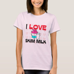 Camiseta Amo la leche desnatada