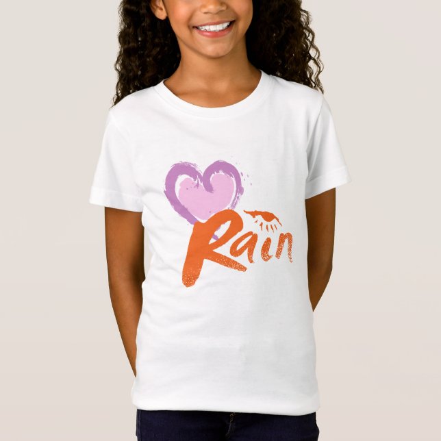 Camiseta Amo la lluvia (Anverso)