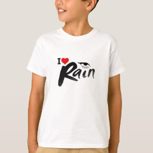 Camiseta Amo la lluvia