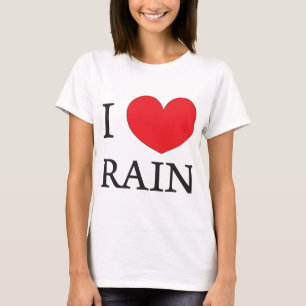 Camiseta amo la lluvia