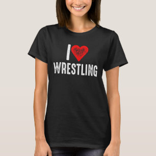 Camiseta Amo la lucha libre